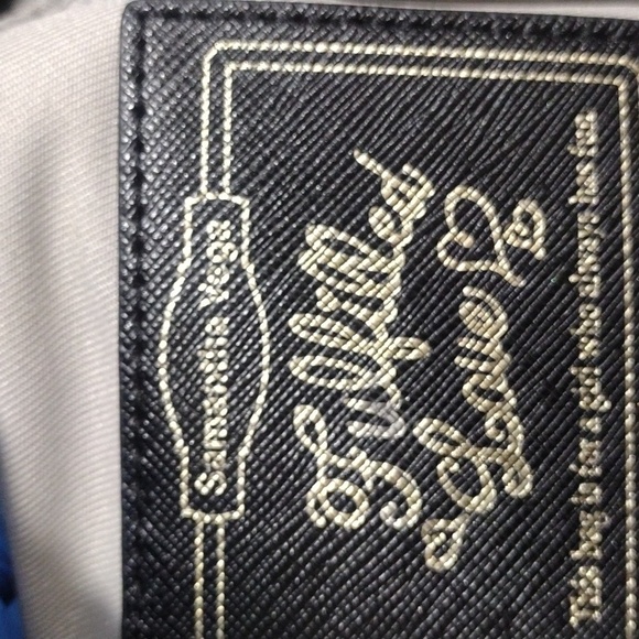 Samantha Vega Black Leather 2 ways Shoulder Bag Handbag - Good Condition - Picture 14 of 15